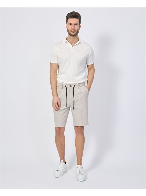 Yes Zee men's Bermuda shorts with elastic YES ZEE | P780-EW000899